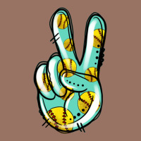 Softball Peace Sign Premium Hoodie | Teevron