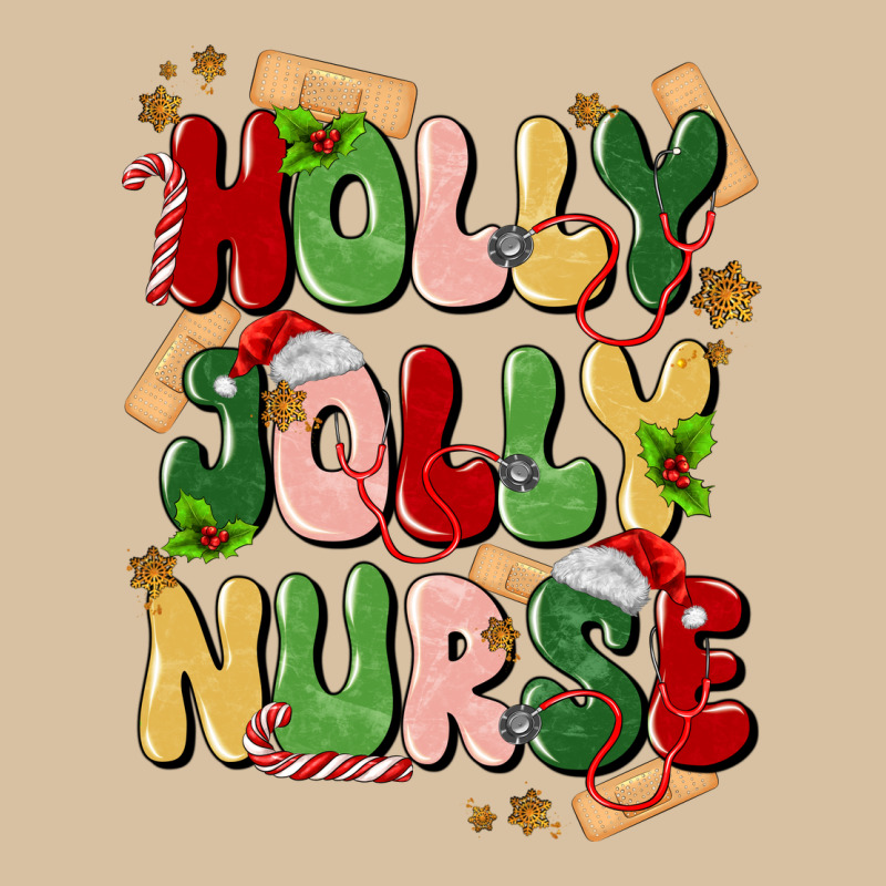 Holly Jolly Nurse Heavyweight Hoodie by MaliasSmallBusiness | Teevron