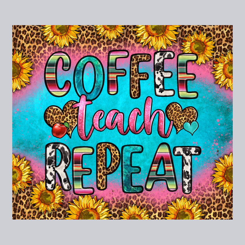 Coffee Teach Repeat Heavyweight Sweatshirt by HRA Design Shop | Teevron