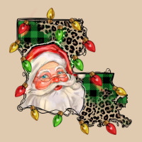 Louisiana Map Christmas Santa Heavyweight Sweatshirt | Teevron