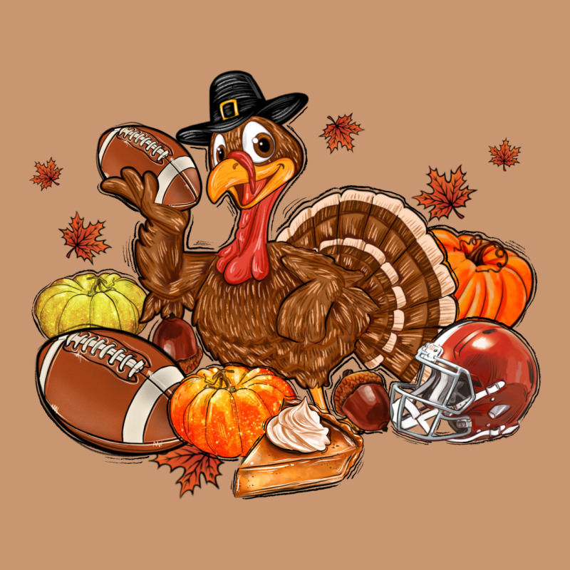 Football Turkey Thanksgiving Heavyweight Hoodie by MaliasSmallBusiness | Teevron