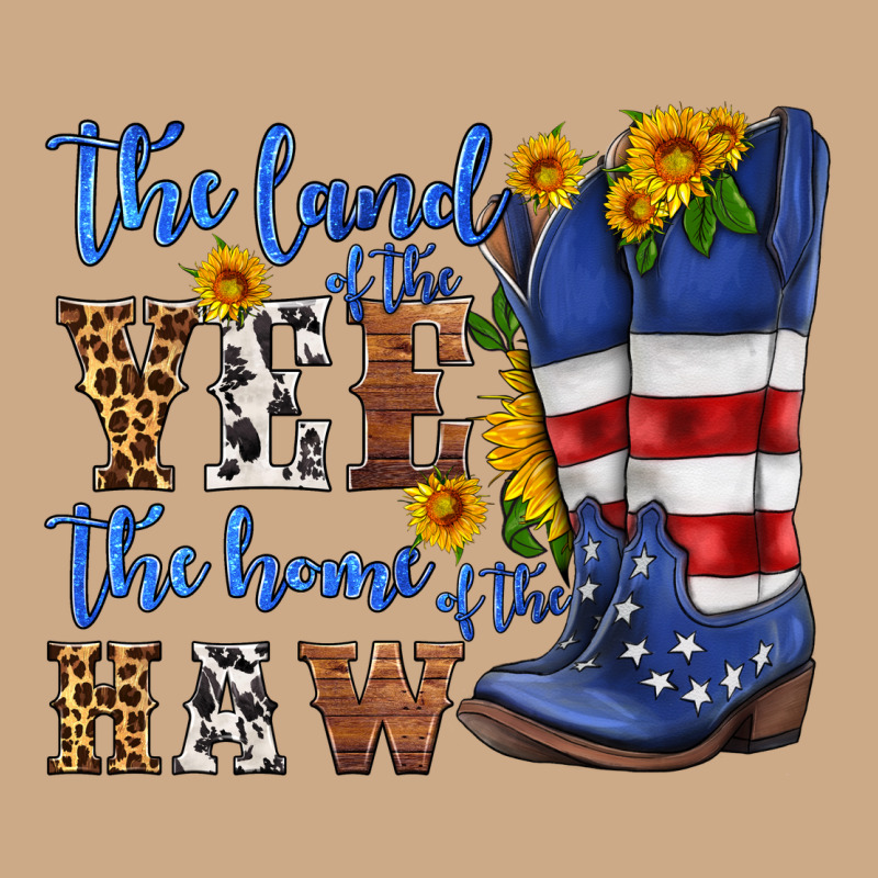 The Land Of The Yee The Home Of The Haw Vintage Hoodie by HRA Design Shop | Teevron
