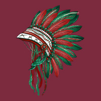 American Flag Indian Headdress Premium Hoodie | Teevron