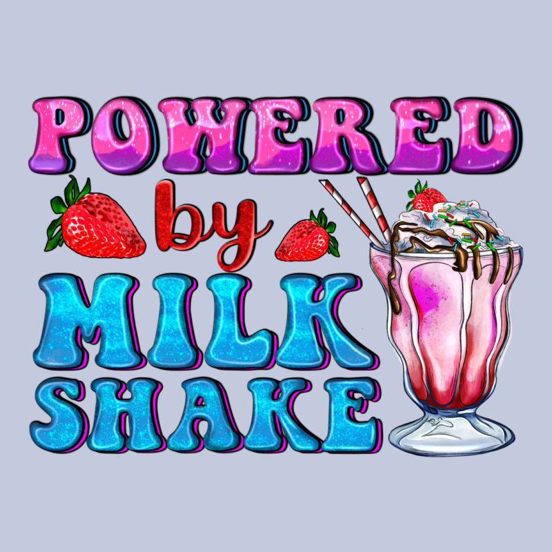 Powered By Milkshake Long Sleeve Tee by AdoDesignShop | Teevron