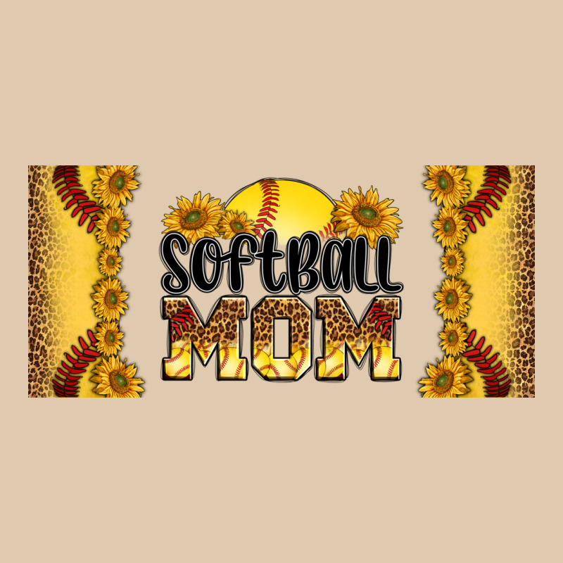 Leopard Softball Mom 16oz Libbey Glass Heavyweight Sweatshirt by HRA Design Shop | Teevron