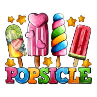 Popsicle With Stars Long Sleeve Tee | Teevron
