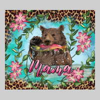 Mama Bear Haunting Fish Floral Premium Tee | Teevron