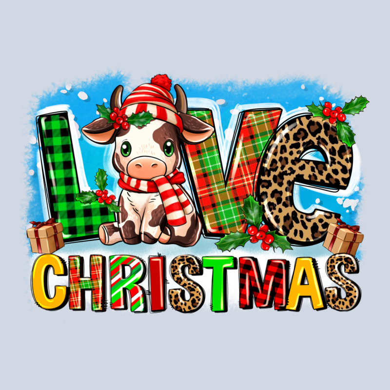 Love Christmas Cow Premium Sweatshirt by MaliasSmallBusiness | Teevron
