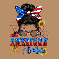 All American Babe 4th Of July Vintage Hoodie | Teevron