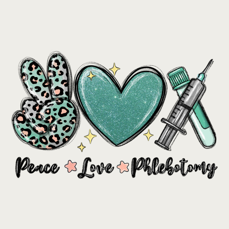 Peace Love Phlebotomy Zipper Hoodie by MaliasSmallBusiness | Teevron