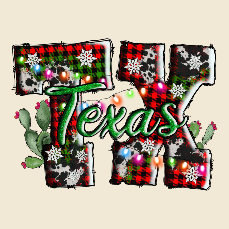 Texas Tx Christmas Ladies Tee by AdoDesignShop | Teevron