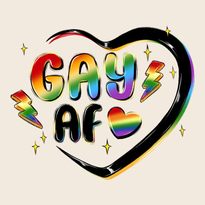 Gay Af Zipper Hoodie by MaliasSmallBusiness | Teevron