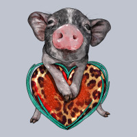 Baby Pig With Leopard Heart Premium Hoodie | Teevron