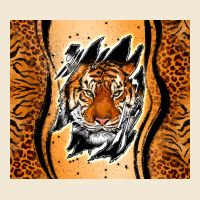 Tiger Scratch Mark Premium Tee | Teevron