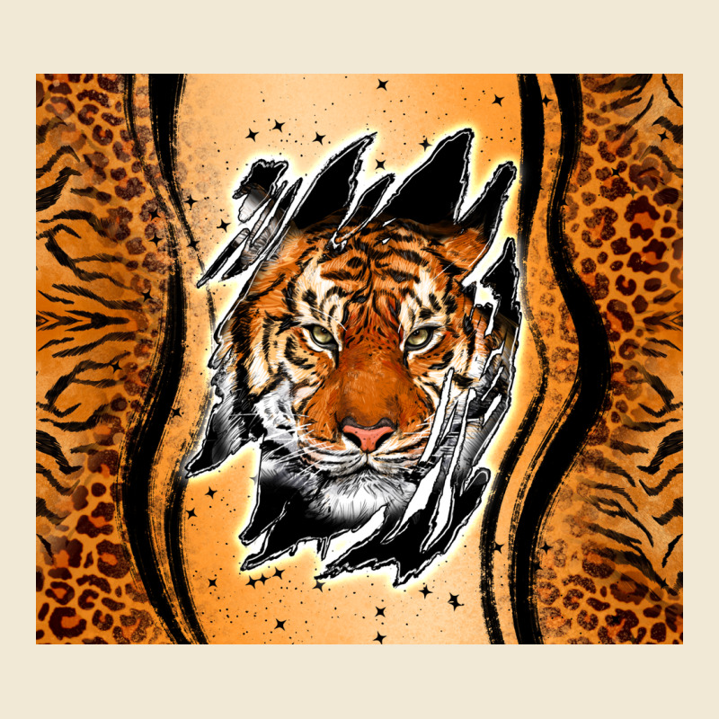 Tiger Scratch Mark Premium Tee by RanaPortraitStore | Teevron