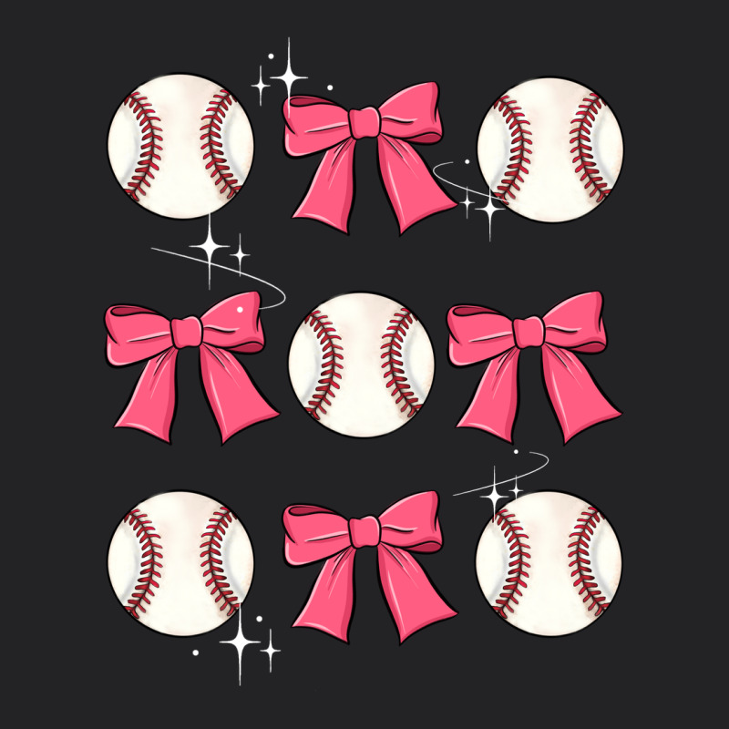 Baseball Coquette Bow Vintage Tee by JahusDesignShop | Teevron