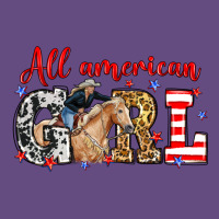 All American Girl With Cowgirl Vintage Hoodie | Teevron