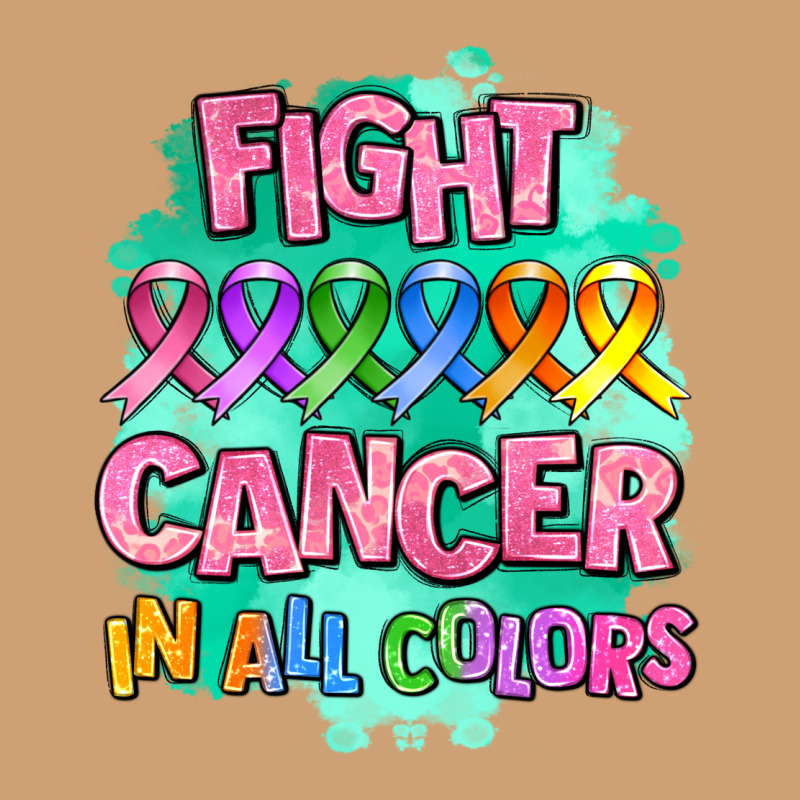 Fight Cancer In All Colors Vintage Tee by AdoDesignShop | Teevron