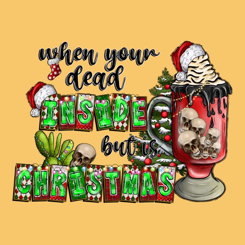 When Your  Dead Insıde But Is Christmas Vintage Hoodie by CowhideDigitalArt | Teevron