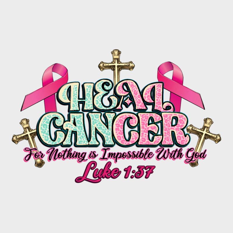 Heal Cancer Luke 1:37 Cross Cancer Awareness Urban Hoodie by HowdyJamesFarm | Teevron