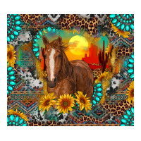western horse and desert tumbler | Teevron