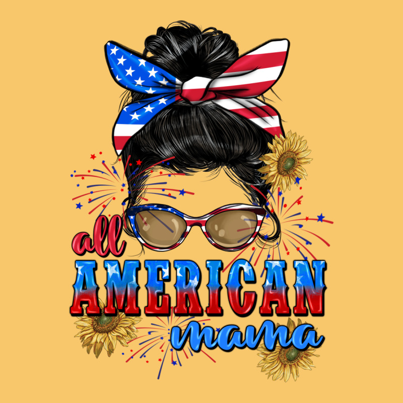 All American Mama 4th Of July Vintage Hoodie by CowGirlArtShop | Teevron