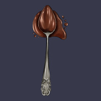 Spoon With Chocolate Long Sleeve Tee | Teevron