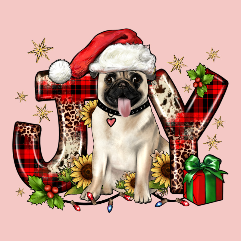 Christmas Joy Pug Urban Heavy Tee by JahusDesignShop | Teevron