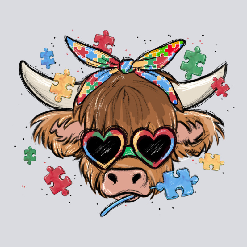 Autism Awareness Cow Zipper Hoodie by MaliasSmallBusiness | Teevron