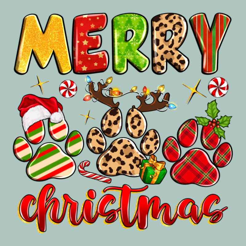 Merry Christmas Paws Premium Sweatshirt by MaliasSmallBusiness | Teevron