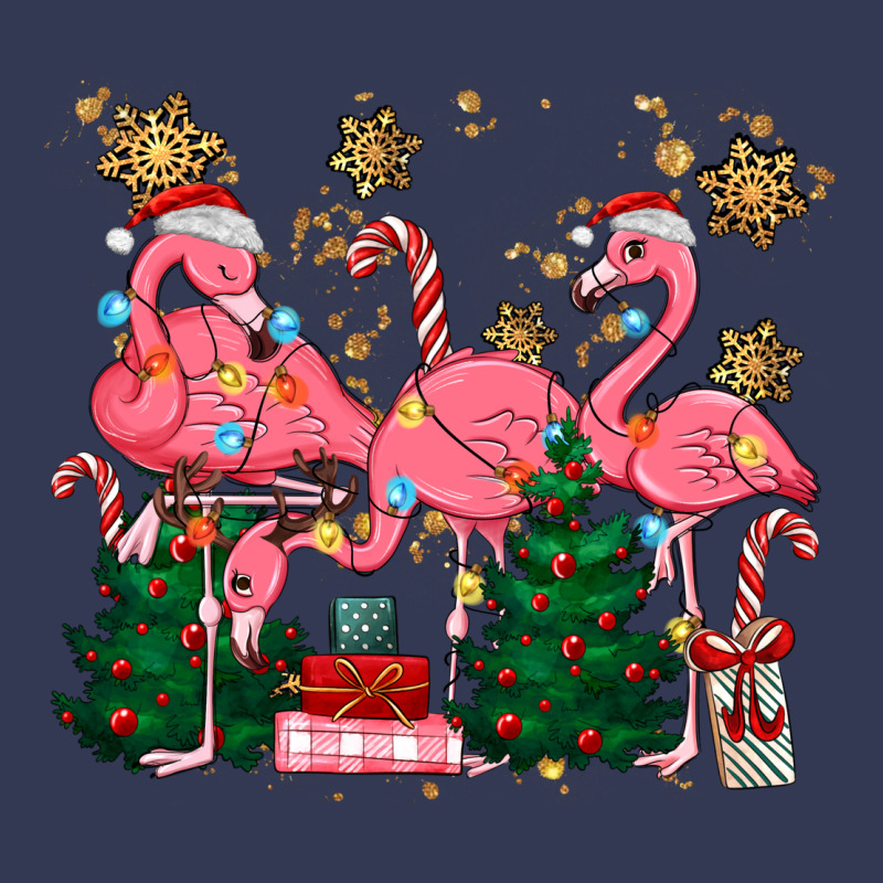 Christmas Flamingos Heavyweight Hoodie by MaliasSmallBusiness | Teevron
