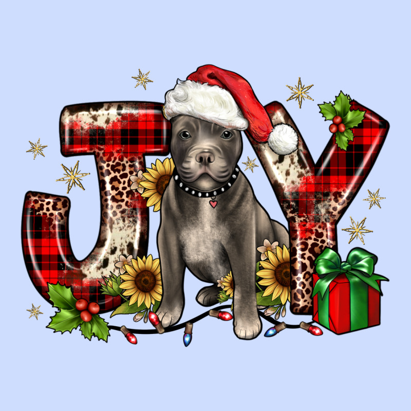 Christmas Joy Pitbull Urban Heavy Tee by JahusDesignShop | Teevron