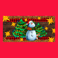 Christmas Tree With Snowman Classic Tee | Teevron