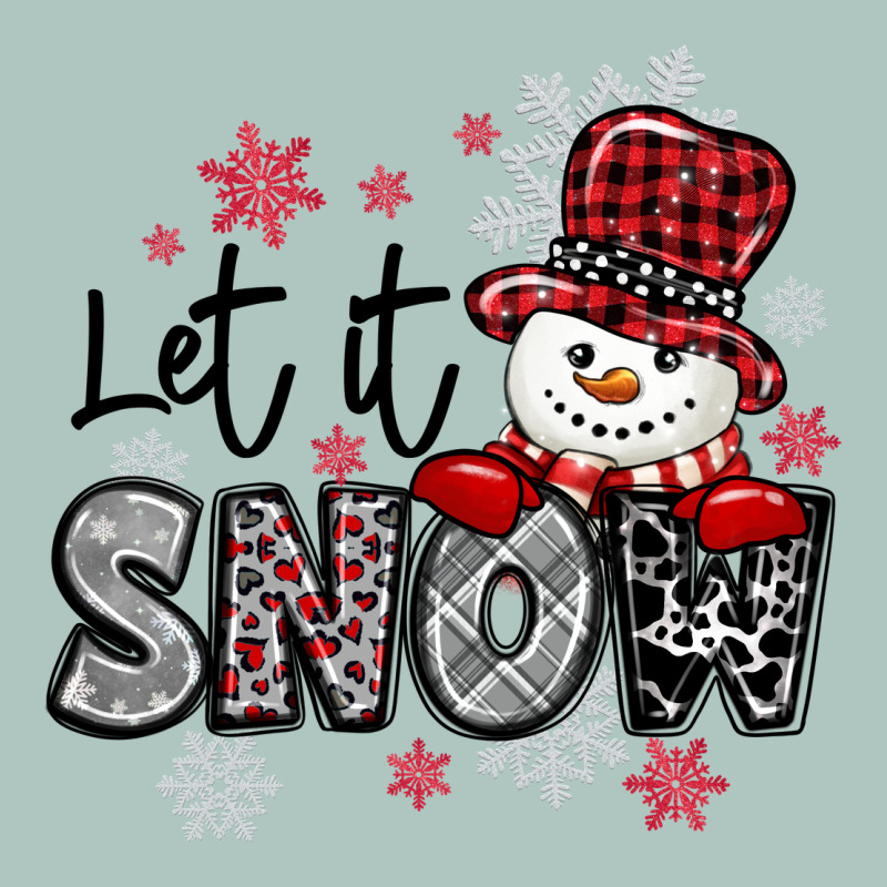 Let It Snow Sowman Snowflake Premium Sweatshirt by MaliasSmallBusiness | Teevron