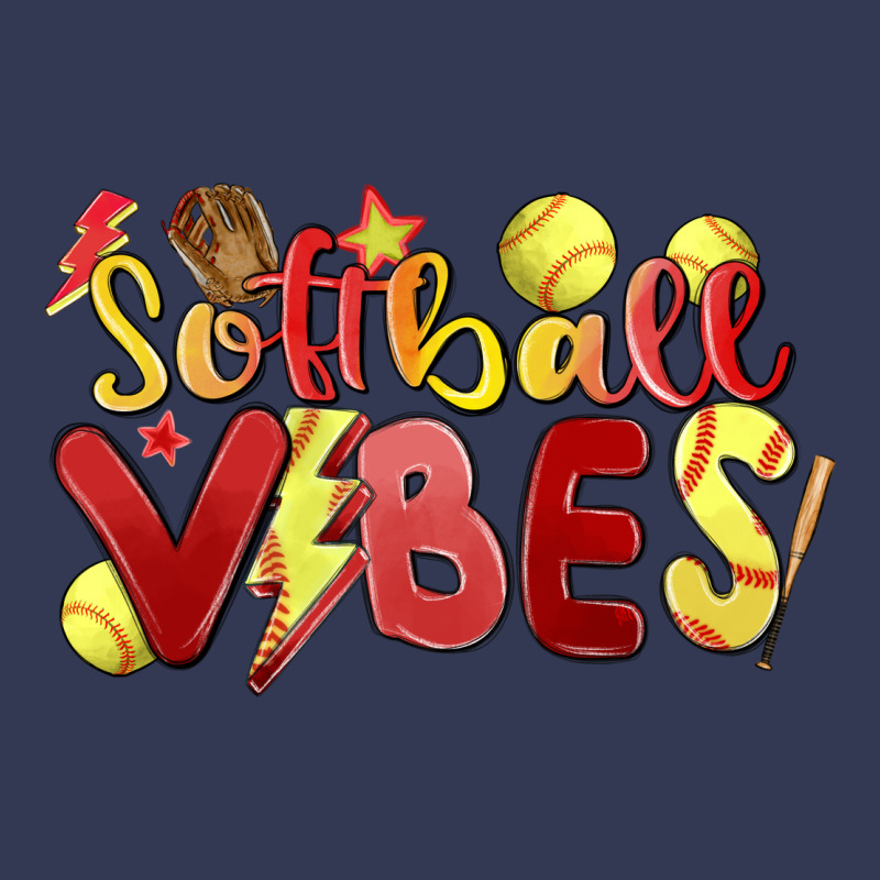 Softball Vibes Heavyweight Hoodie by MaliasSmallBusiness | Teevron