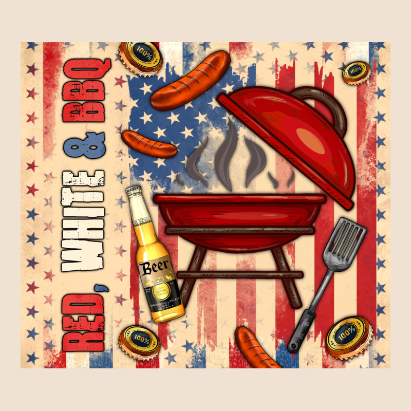 Red White And Bbq Usa Flag Urban Hoodie by TumblerDesignByShophia | Teevron