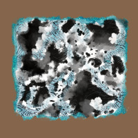Cowhide Glitter Tooled Leather Background Premium Tee | Teevron