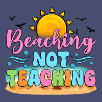 Beaching Not Teaching Black Back Vintage Tee | Teevron