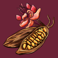Cacao Beans And Flowers Long Sleeve Tee | Teevron
