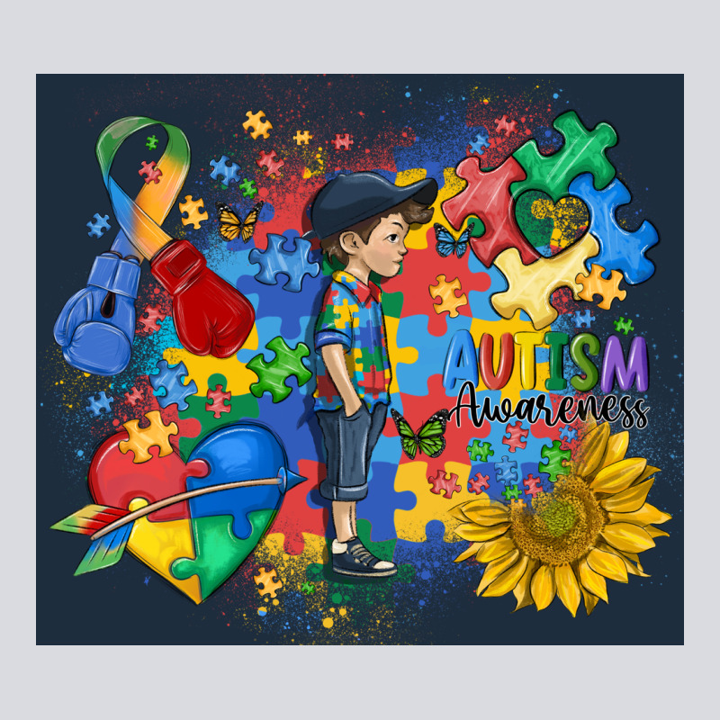 Autism Awareness Zipper Hoodie by MaliasSmallBusiness | Teevron