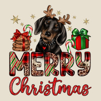 Merry Christmas Dachshund Urban Heavy Tee | Teevron