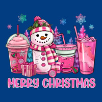 Merry Christmas Snowman Coffee Cups Premium Sweatshirt | Teevron
