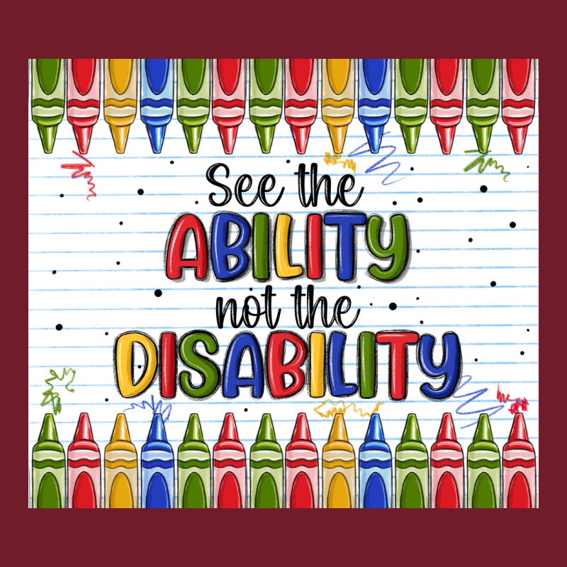 See The Ability Not The Disability Zipper Hoodie by MaliasSmallBusiness | Teevron