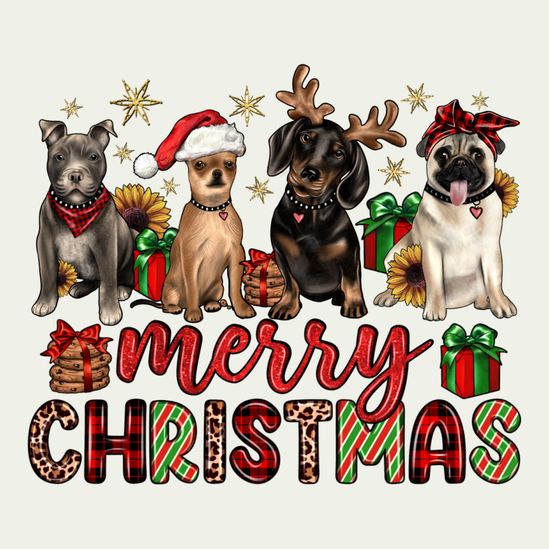 Merry Christmas Chihuahua Pitbull Pug Dachshund Urban Heavy Tee by JahusDesignShop | Teevron