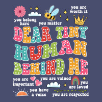 Customized Teacher Dear Tiny Human Behind Me Back Vintage Tee | Teevron
