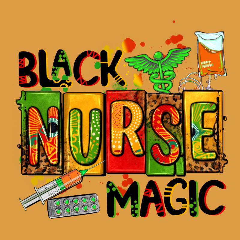 Black Nurse Magic Urban Heavy Tee by AdoDesignShop | Teevron