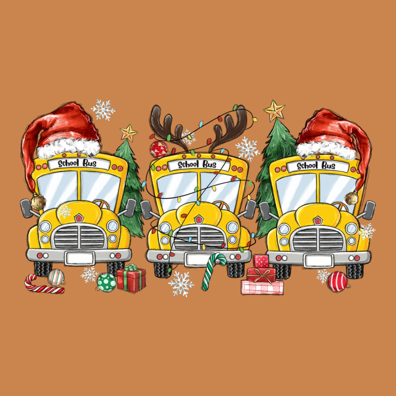 Christmas School Bus Heavyweight Hoodie by MaliasSmallBusiness | Teevron