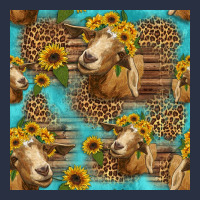 Goat Sunflowers Seamless Pattern Heavyweight Sweatshirt | Teevron