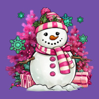 Pink Christmas Snowman Premium Sweatshirt | Teevron
