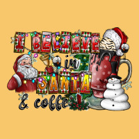I Believe In Santa And Coffee Vintage Hoodie | Teevron